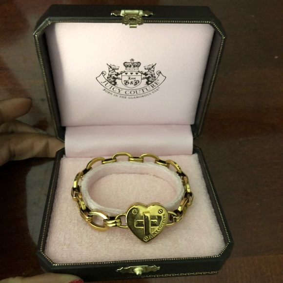💯 Authentic Juicy Couture Bracelet in Gold Finish - Picture 2 of 3